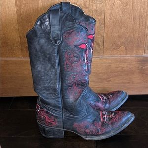 Texas tech cowboy boots